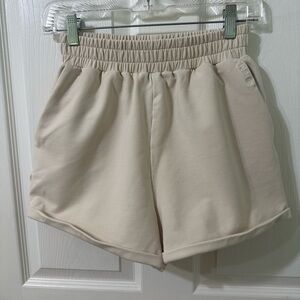Women's Cream Shorts